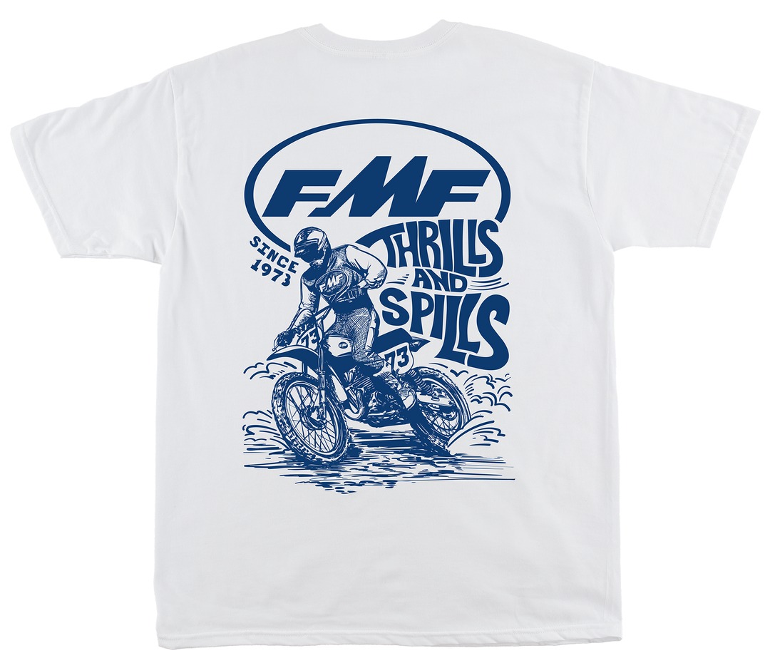 Off White Streetwear Brand - White LEAN IN FMF Racing Off