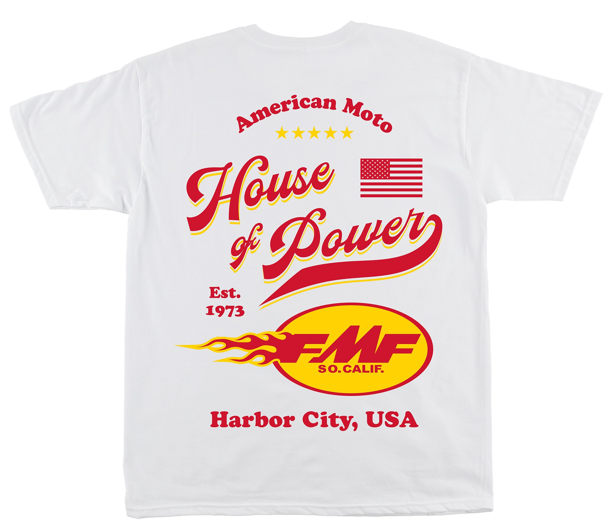 Off White Streetwear Brand - White FMF Racing 1973 Off Road