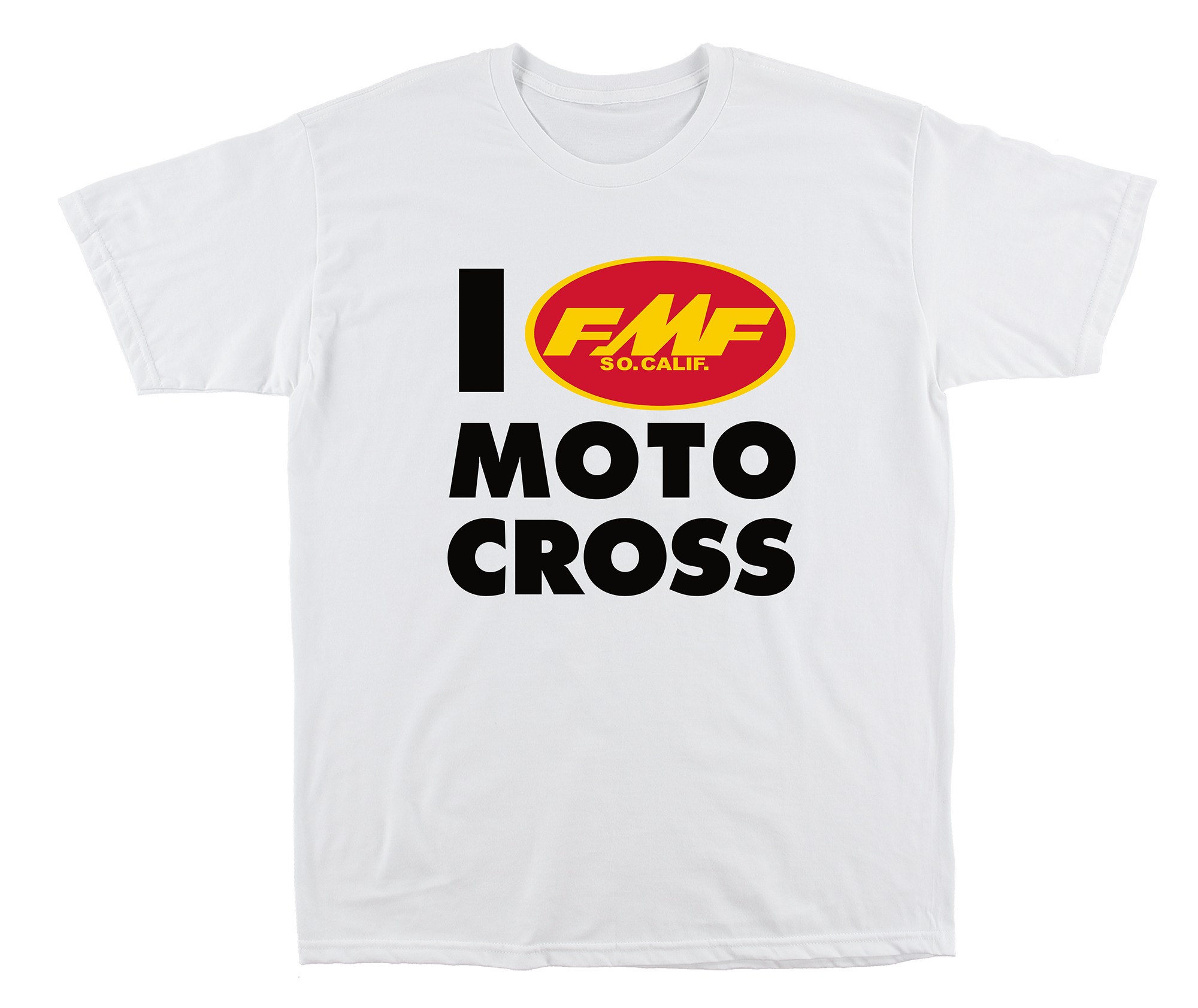 Off White Streetwear Brand - White I Love Moto FMF Racing
