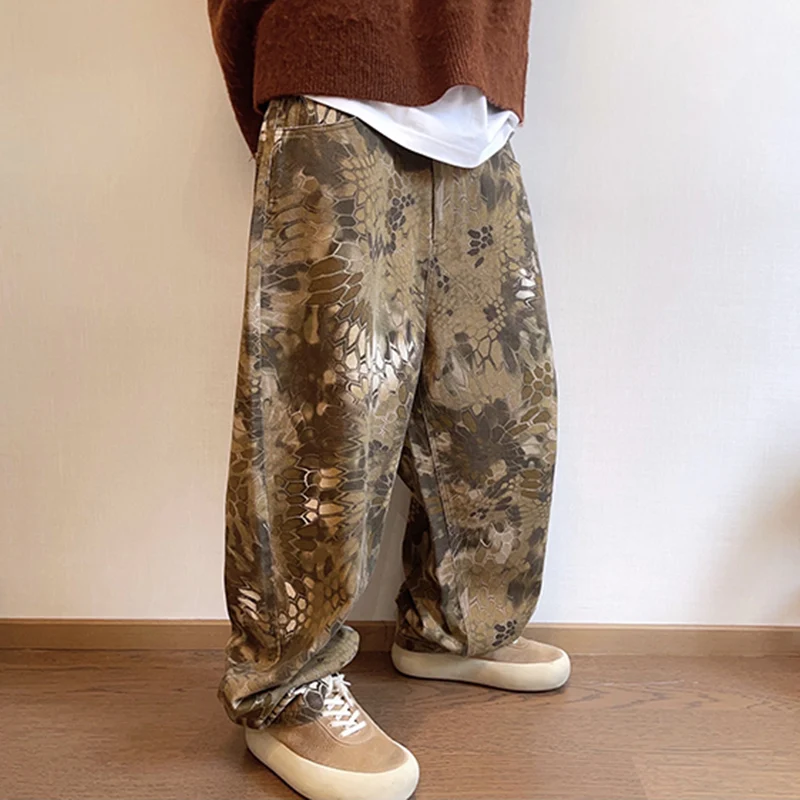 New Men Chic Snake Print Stree - đánh giá và giá Streetwear Brand Popular