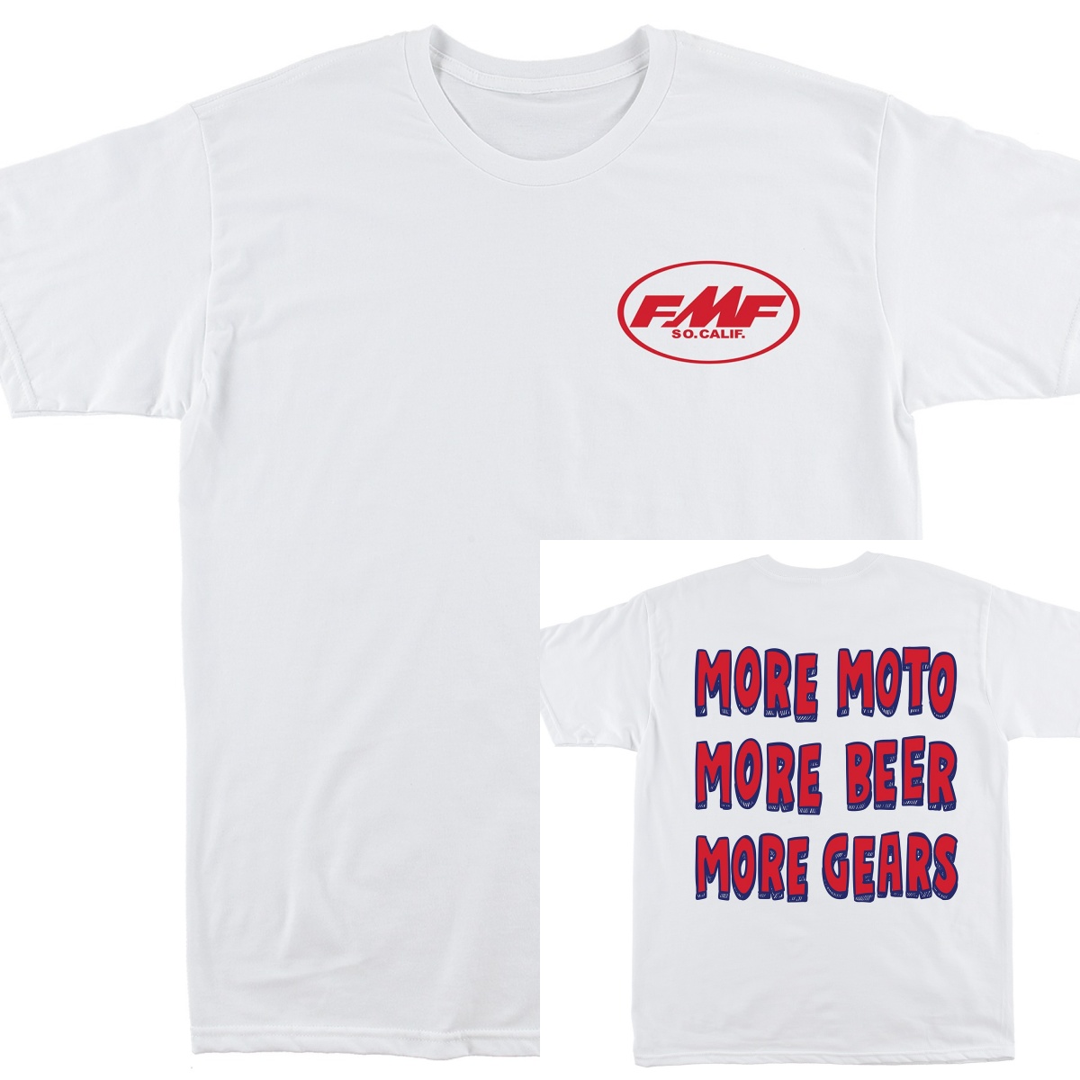 White MORE MOTO FMF Racing Off - đánh giá và giá Off White Streetwear Brand